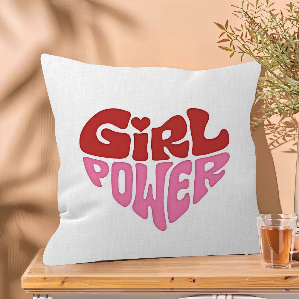 Nordic More Amor Por Favor Colorful Eclectic Pink Love Girls pillow cover sofa cushion cover home room decoration children gift