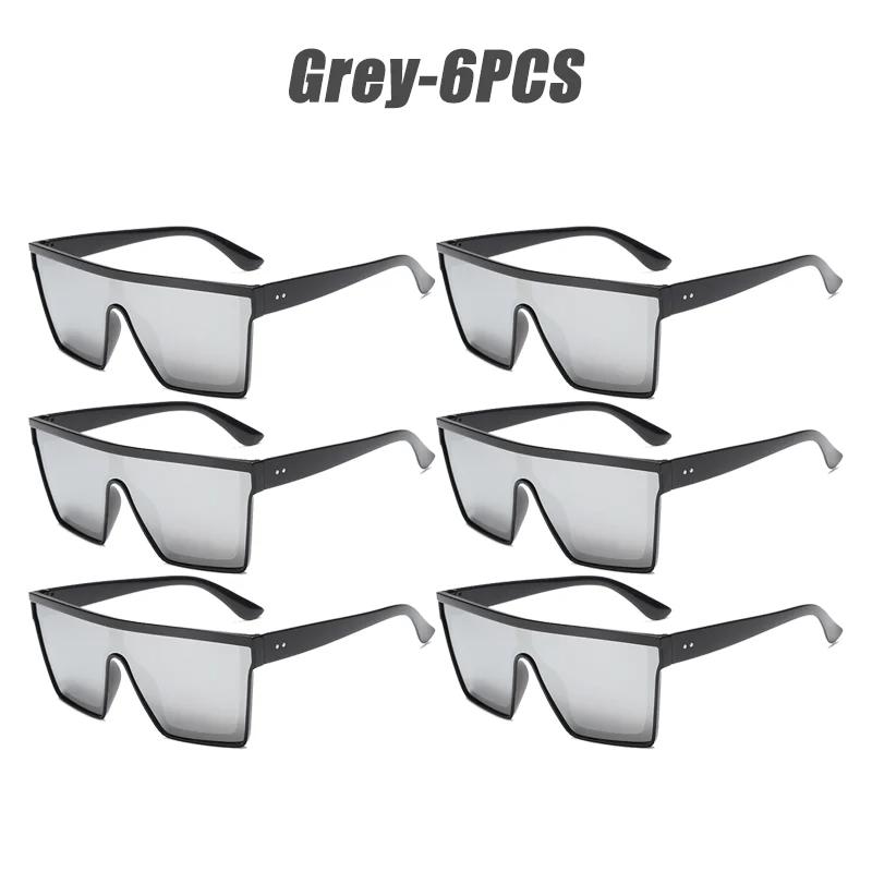 2025 New Fashion High Quality Square Glasses Frame Big Frame Retro Cyberpunk Color Film Sunglasses for Men and Women