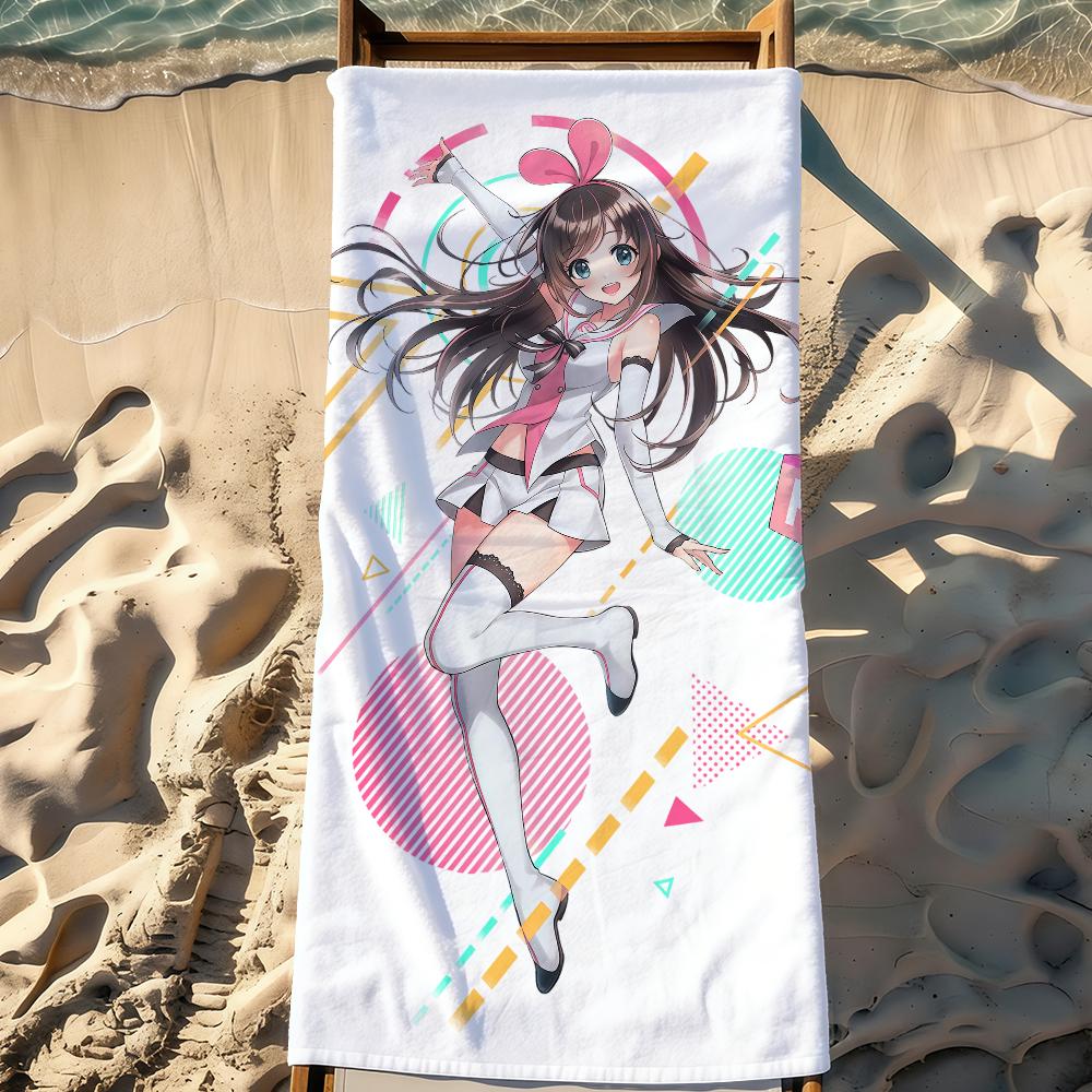 Musician Kizuna A-Ai Towel Sports Quick Dry Travel Camping Gear Sandproof Soft Light Large Beach Towel
