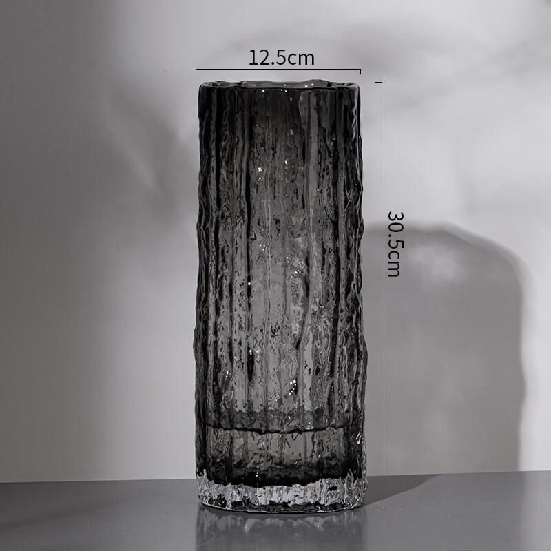 Glacier Glass Flower Vase