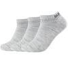 Skechers 3PPK Mesh Ventilation Socks, Unisex Grey Socks