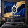 Personalized Tapestry Wall Hanging Club Brugge FC Pattern Art Background Cloth
