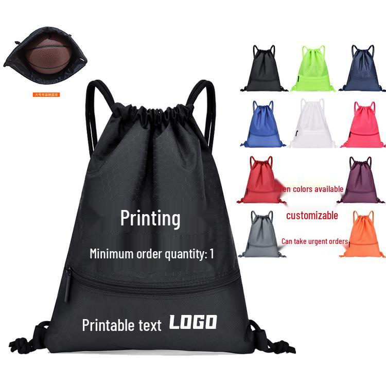 Men's Multifunctional Basketball & Sports Drawstring Backpack