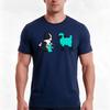 Knitting Border Collie And Friend Iii Tshirt Summer Casual Cotton Tee Oversized Streetwear Tops Vintage Graphic Print