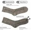 5Pairs Men's Thick Heavy Duty Wool Socks Work Hiking Boot Winter Thermal Socks