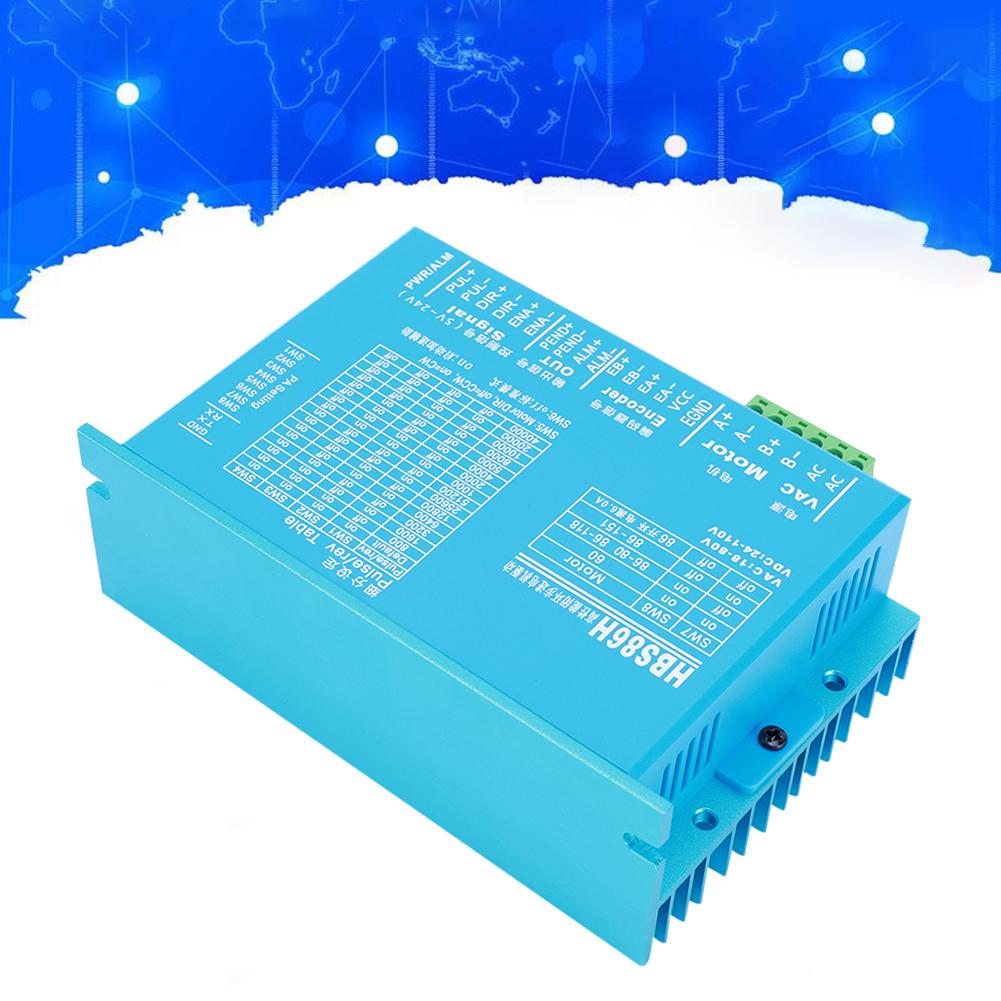HBS86H Closed Loops Two-Phase Digital Stepper Driver with RS232 Port Motor Drive Replacement Hybrid Step Servos Driver