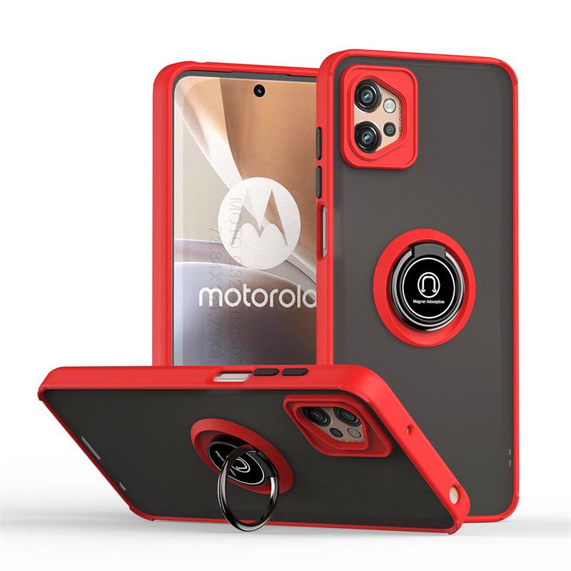 Shockproof Armor Case For Motorola Moto G14 G54 G84 G22 G32 G42 G52 G72 G13 G23 G53 E13 E22 E32 E20 E40 Magnet Ring Holder Cover