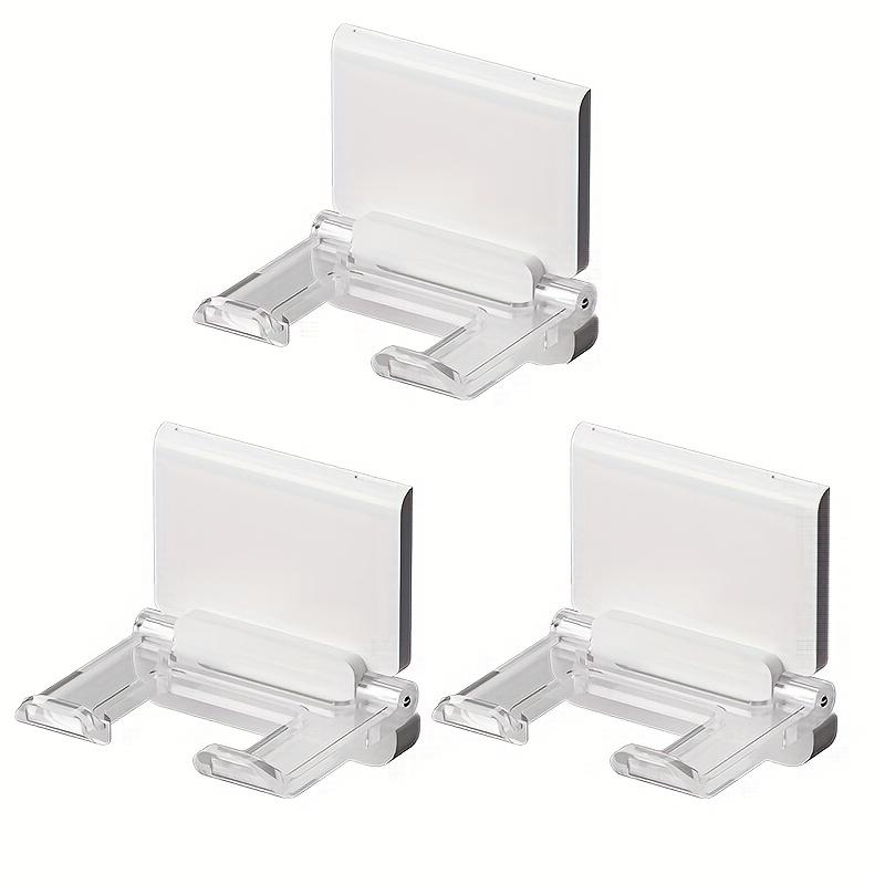 Foldable Wall-Mounted Hook Hooks - No Drill, Easy Install, Durable Plastic, Ideal for Shaving and Grooming Tools, Utility Hooks