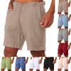 Herren Freizeit- und Mode-Sportshorts mit Kordelzug und Taillenraffung - Leichte und atmungsaktive Strandurlaubsshorts für Herren