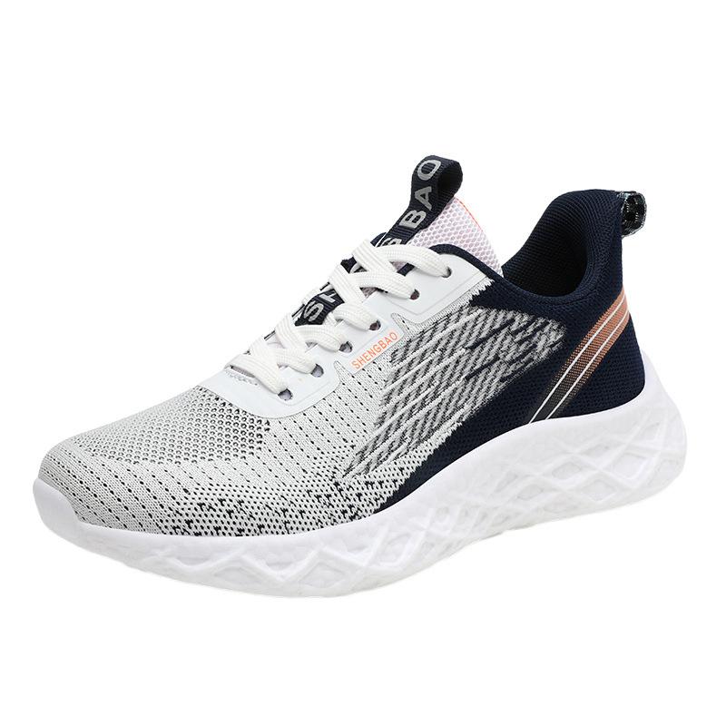 Junior High School Students Sports Shoes Men's Running Shoes Student High School Entrance Examination Special Shoes Youth Breathable Non-slip Lightwei
