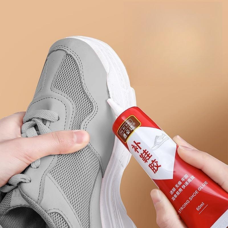 Strong Shoe Glue - Clear, Flexible, Waterproof, Quick Repair for Shoes
