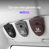 Suede Glasses Clip Car Sun Visor Card Ticket Clamp Fastener For Honda Civic Accord Crosstour Spirior Odyssey Avancier UR-V CR-Z JS1