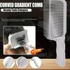 Professional Hair Cutting Comb, Men's Flat-head Clipper Hair Cutting Comb Auxiliary Tool, Limit Comb Styling Comb