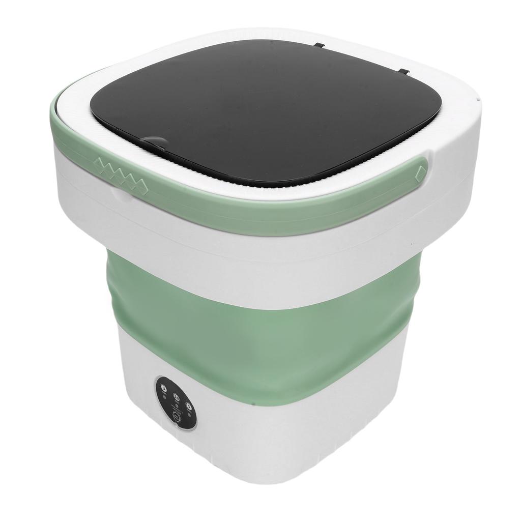 Portable Mini Washing Machine Small Clothes Foldable Laundry Machine with 3 Cleaning Modes for Hotel Home Apartment