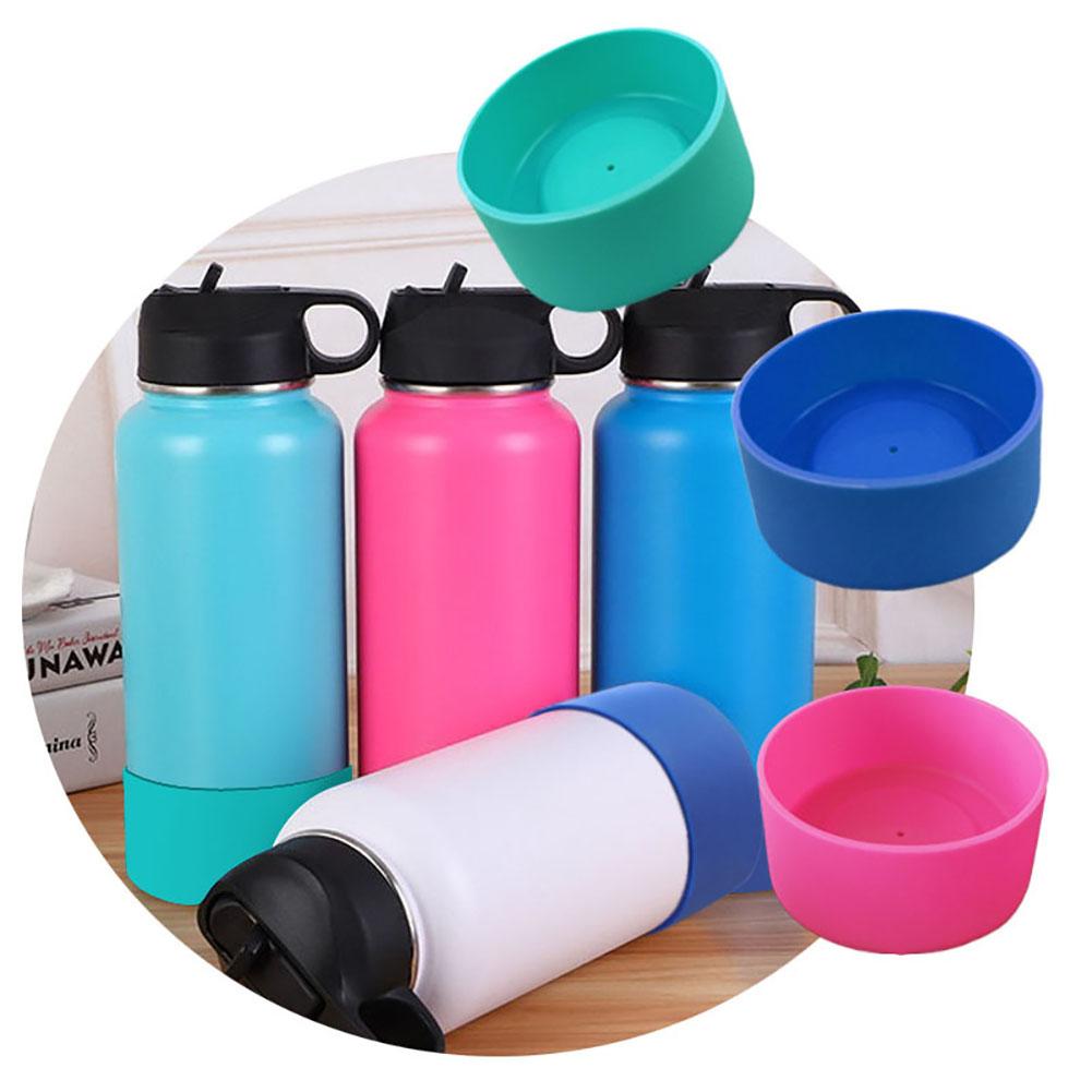 3.56in/9cm Silicone Protective Sleeve Non-slip Anti-scratch Bottle Boot Suitable For 32oz-40oz Capacity
