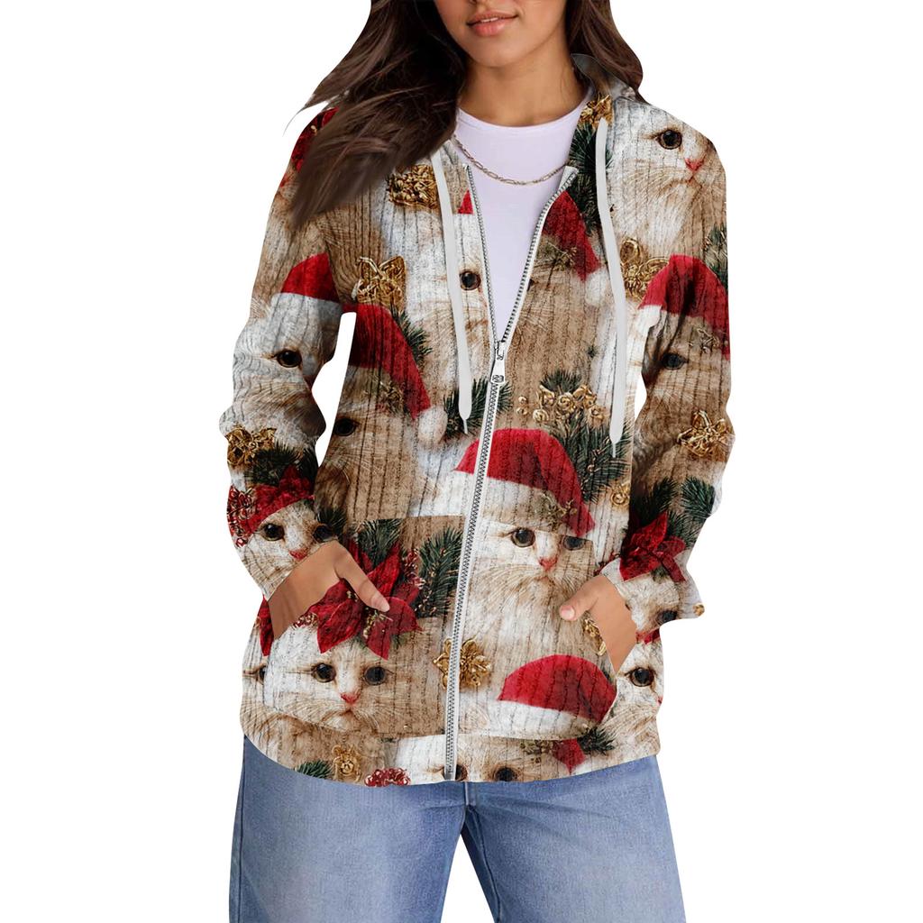 Mikiny pro ženy Trendy topy Ležérní Podzimní Móda Mikina s dlouhým rukávem S kapsami Svetr Lehký