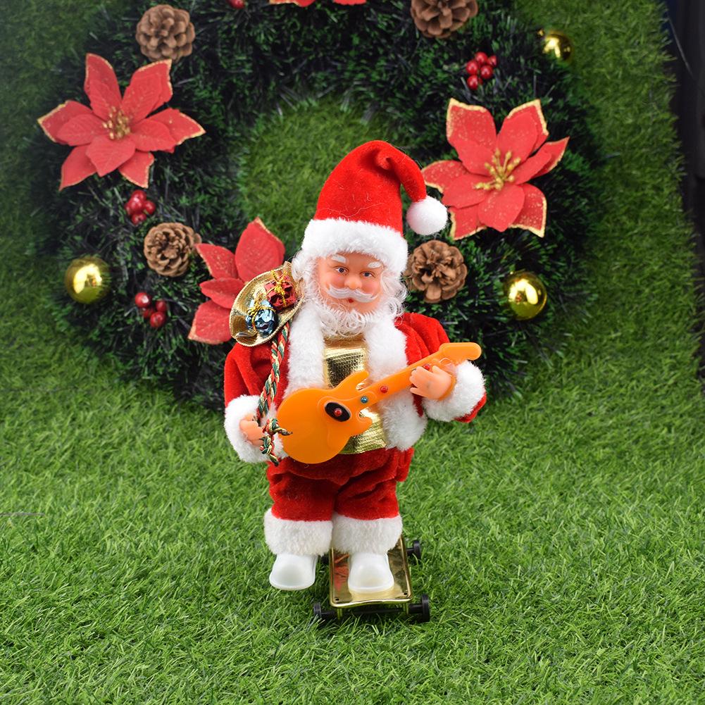 Santa Claus Climbing Ladder with Beads - Christmas Decorations & Children's Toy Gift