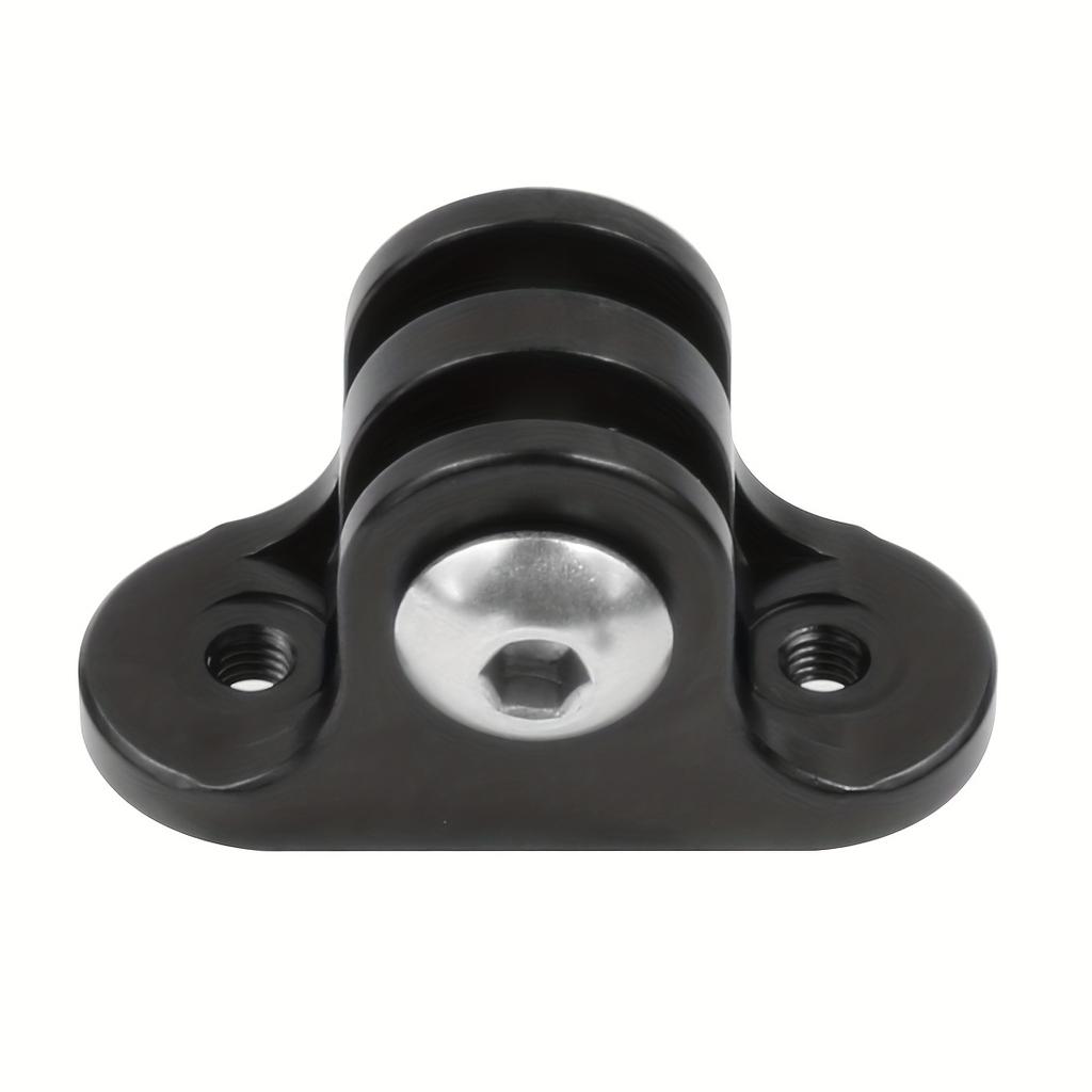Durable Metal Camera Holder Adapter Mount Connector -Bike Computer Fixed Seat Base for Action Cameras, Compatible with Gopro 13 Phone Stand