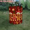 1pc Laundry Basket Designed for Dirty Clothes, Featuring a Gingerbread Christmas Table Decoration. This Creative And Popular Storage Basket Equipped w
