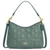 Laurel 31 Color Block Signature Leather Shoulder Bag Large Women Shoulder Bag Sage CZ184-IMXI7