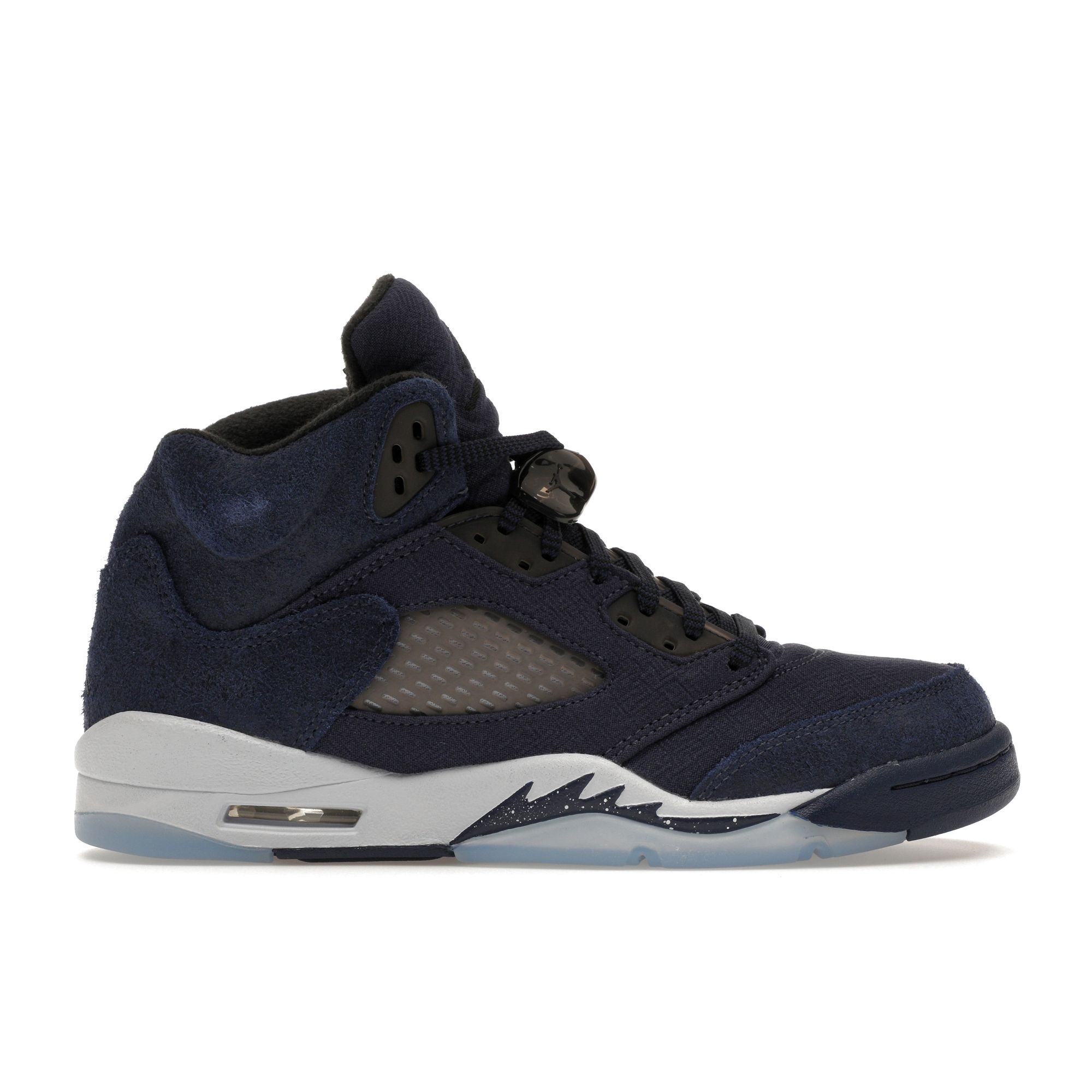 Air Jordan 5 Retro SE GS Midnight Navy Детские кроссовки Синий Черный Футбольно-Серый FN5452-400 38