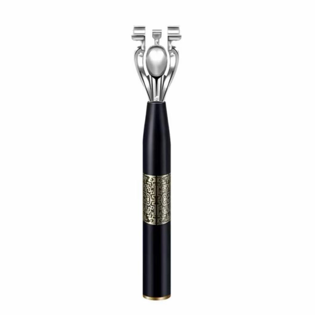 Men's Chinese Style Razor Set: Smooth, Comfortable Shave with Six-Layer Blades, 15 Pieces