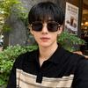 Retro small frame square sunglasses women's personalized polarized sunglasses UV-proof men's fashion glasses