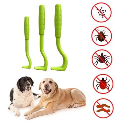 Tragbare Hunde Insektenentferner Pinzetten Praktisches 3-teiliges/Set Katzen Fellpflege Insektenklammern Kätzchen Läuseentfernungszange Haustier Reinigungswerkzeuge