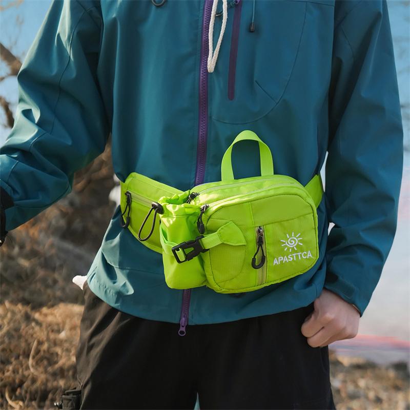 Borsa pettorale unisex per sport all'aperto, ciclismo, borsa a tracolla, borsa da vita per borraccia