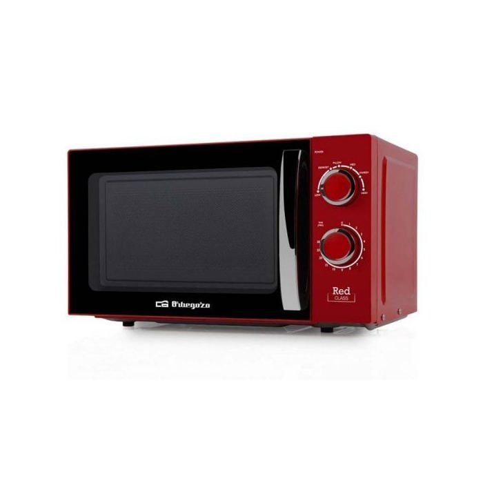 Four à micro-ondes - orbegozo - mi2121 - 700w - 20l - rouge