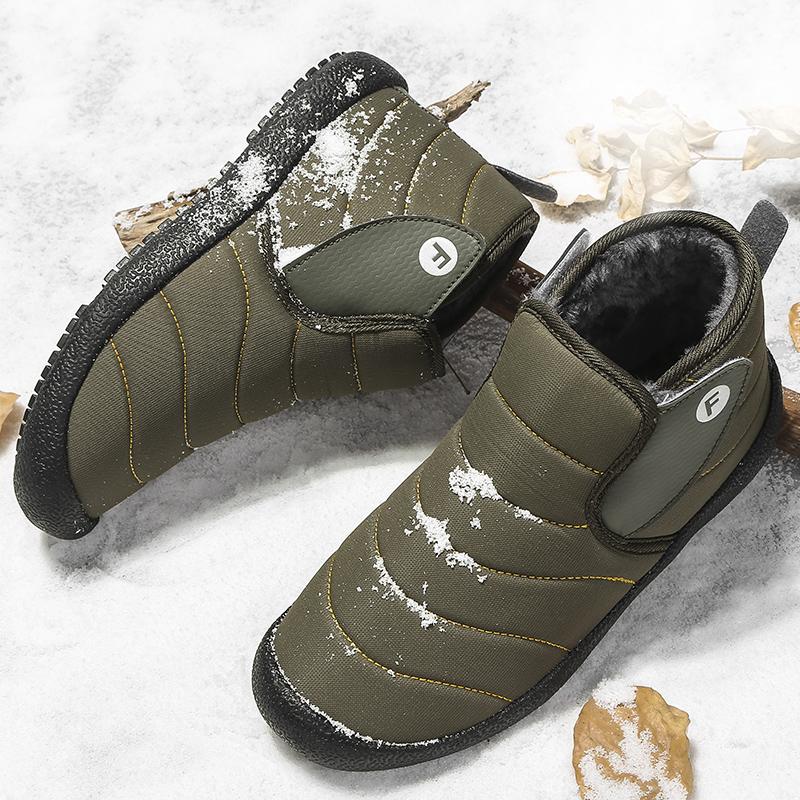 Winter Herren Baumwolle gepolsterte Schuhe Winter warme High Top Plüsch Stiefel