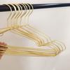 10pcs Silver/Gold Hanger For Clothes Aluminum Alloy Durable Clothes Hanger For Coats Skirts Pants Dress