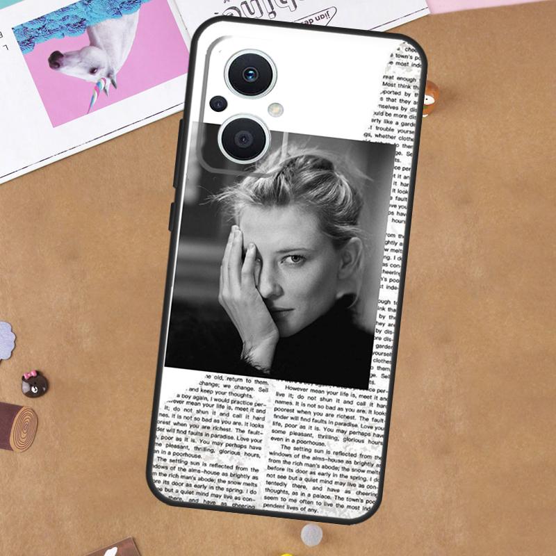 Cate Blanchett Case For OPPO Reno 2Z 4Z 5Z 8T 3 4 5 6 7 8 Lite OPPO Find X2 X3 X5 X6 Pro Lite Neo Cover