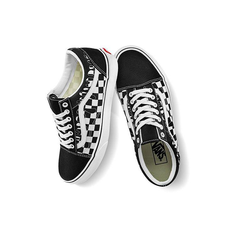 Vans Old Skool Checkerboard Casual Lightweight Breathable Low-Top Skate Shoes Unisex sneaker Black White VN0A7Q2J6UP
