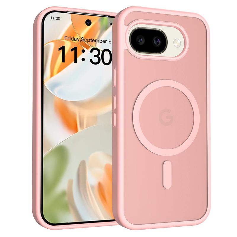 

For Google Pixel 10A Case Magnetic Matte PC+TPU Anti-Fingerprints Smooth Touch Translucent Cover for Pixel 10 A Google Pixel 10a