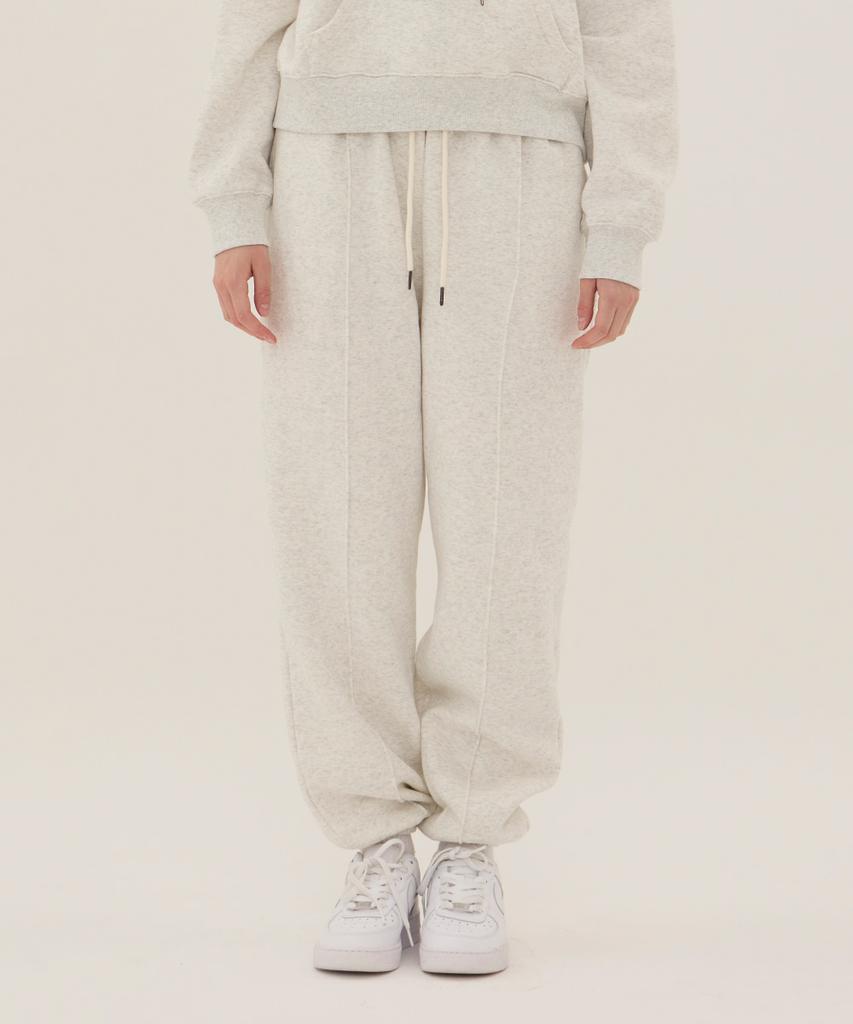 DANGLEDROP Dgdp Square Jogger Training Pants_Oatmeal