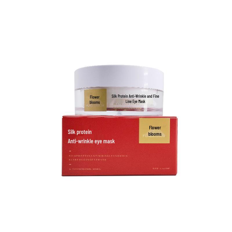Silk Protein Collagen Anti-Wrinkle Eye Mask - Firming, Brightening, and Whitening Formula