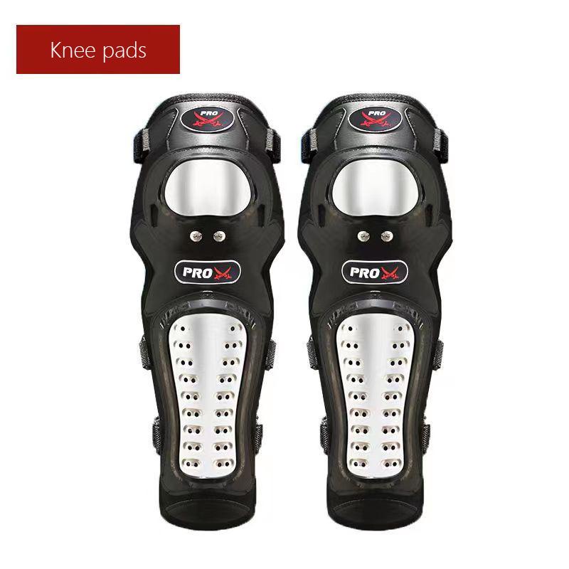 Motorcycle Protective Gear Mtb Knee Pads Elbow Pads Keep Warm Anti-fall Stainless Steel Protective Gear Motocross Accessories