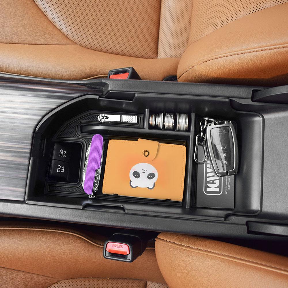 SixthSmoy for Camry XLE XSE 2018-2025 & Camry LE SE 2020-2025 Center Console Organizer Tray Accessories Armrest Storage Box