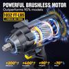 Cordless Impact Wrench 1/2 Inch, 1032 Ft-lbs Brushless, 4-Speed, 2x 4000mAh Batteries & Accessories
