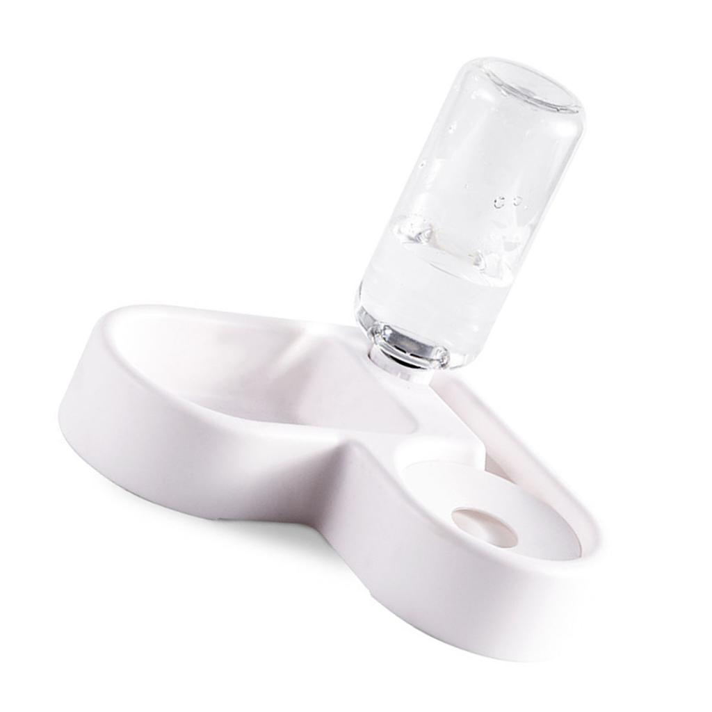 Haustierfutter- und Wassernäpfe rechtwinkliges Design platzsparend multifunktional automatische Doppel-Haustiernäpfe