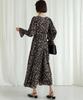 Ppaeppae Smoked-Banded Floral Long Dress