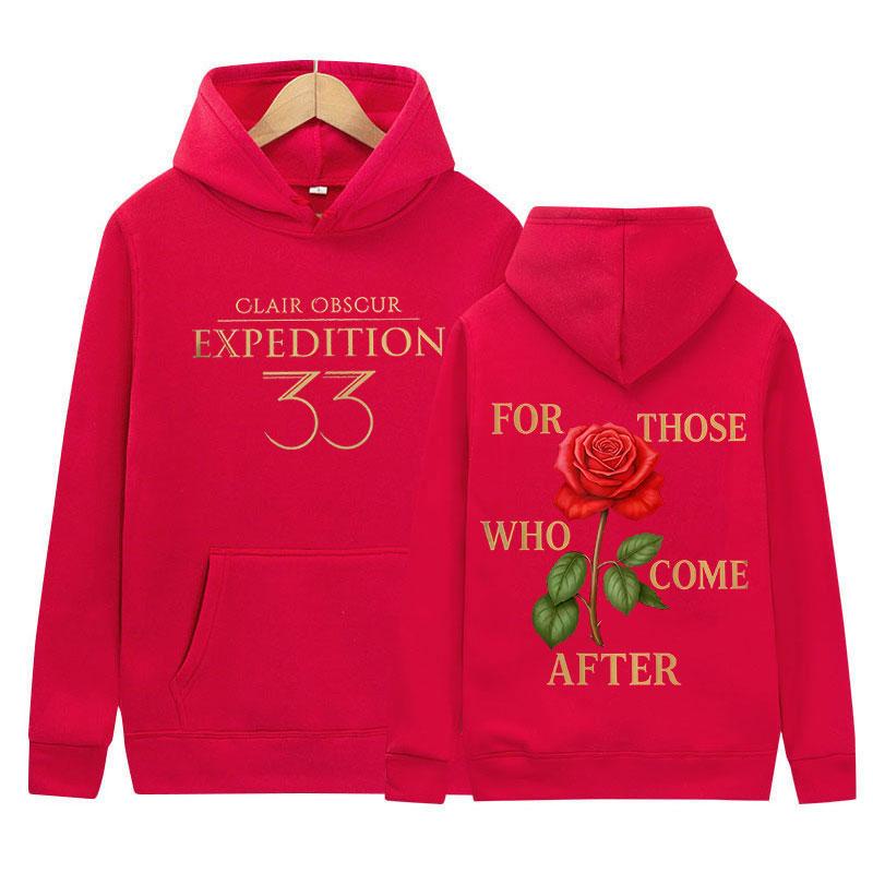 Clair Obscur Expédition 33 Print Graphic Hoody Unisex Casual Oversized Long Sleeve Sweatshirt Fashion High Quality Fleece Hoodie