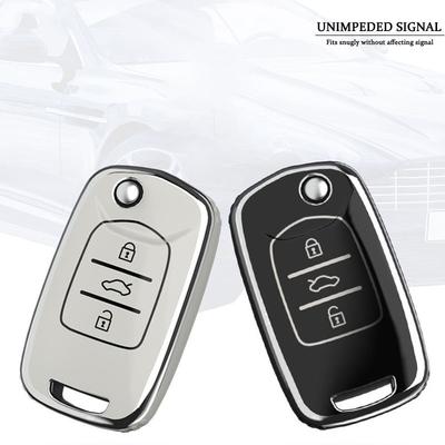 TPU Car Key Cover Holder Shell for Baojun 560 Rs-5 530 630 310 E100 310W 510 730 360 Flip Key Bag Keyless Car Accessories