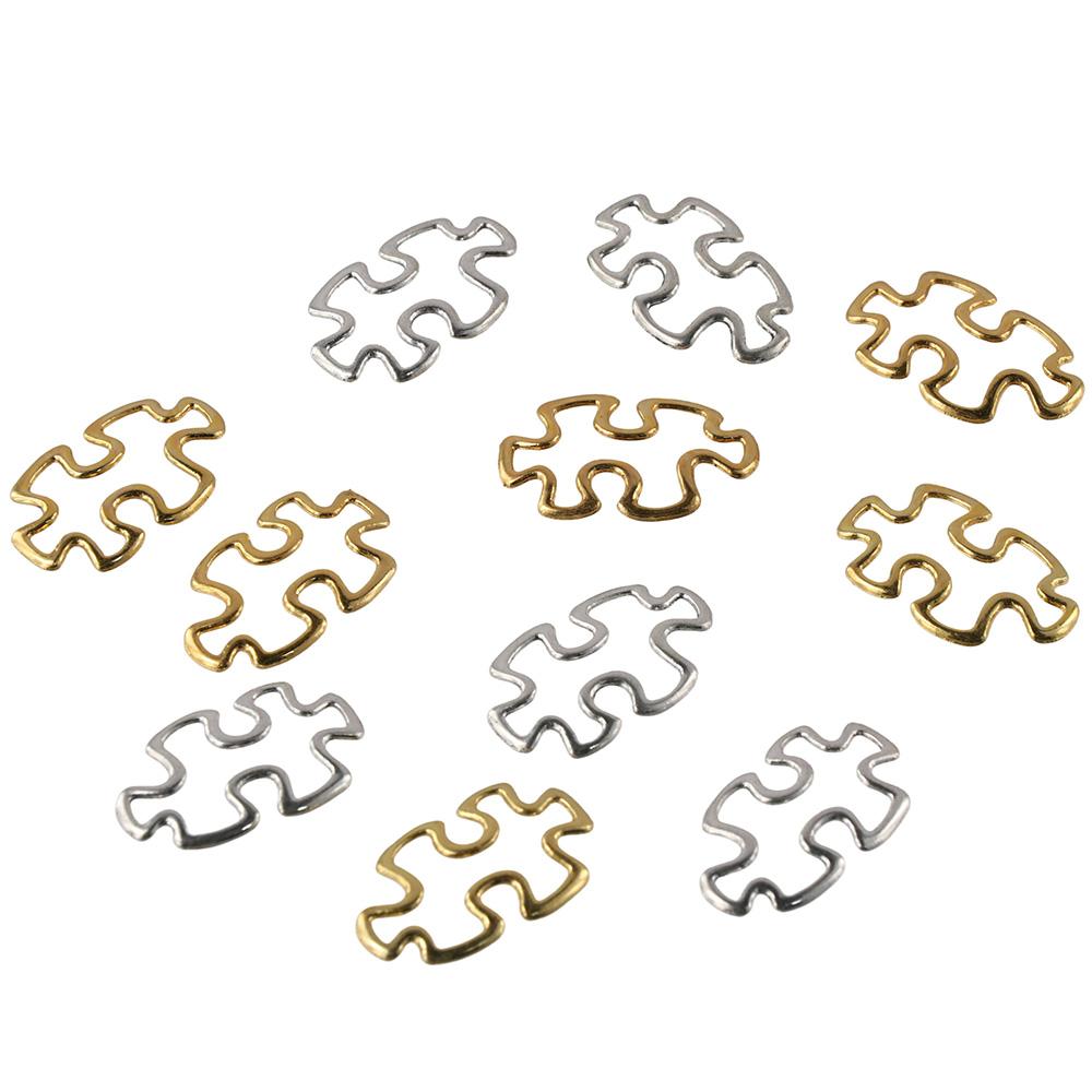 100Pcs 1.18*0.7inch Metal Connector Charms Alloy Metal Linking Rings  Necklaces