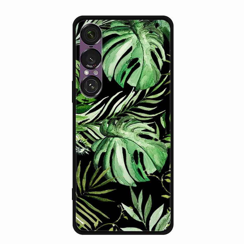 Pro pouzdro na telefon Sony Xperia 1 VII 2025 Kreslené kočky TPU Měkké černé silikonové zadní krycí pouzdro Pro Sony Xperia 1VII 6.5" Pouzdro Funda