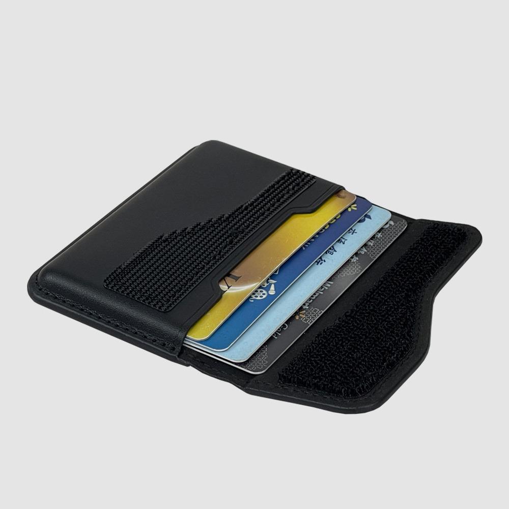 Cash Wallet Phone Back Magnetic Card Bag PU Leather Card Holder Flip Card Case Male/Famale