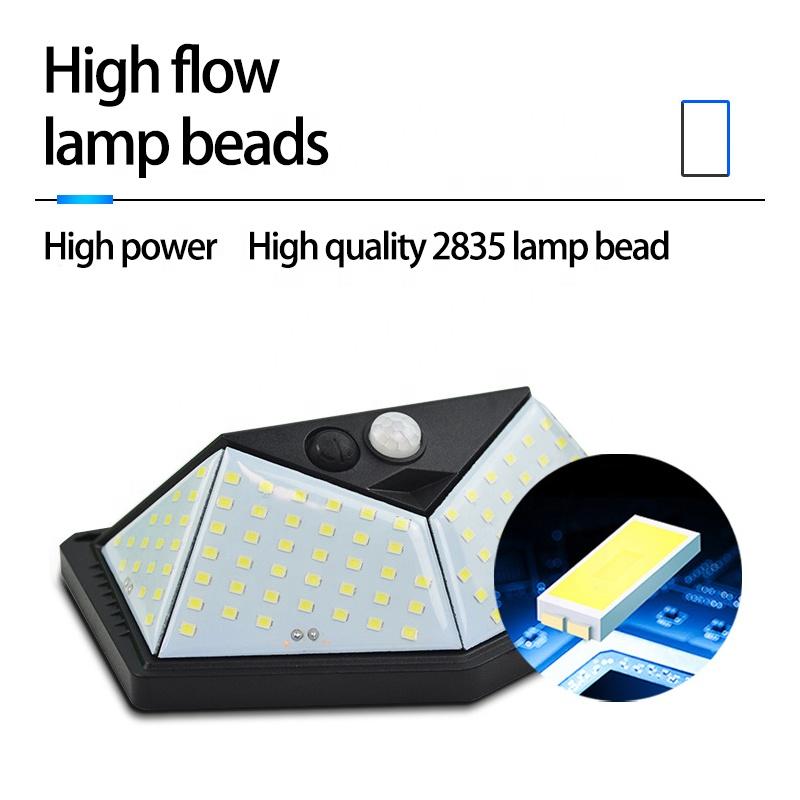 IP65 Waterproof LED Solar Lights Outdoor RIP Motion Sensor Wall Lamp 3 Modes Solar Powered Garden Patio Stairs Street Lights