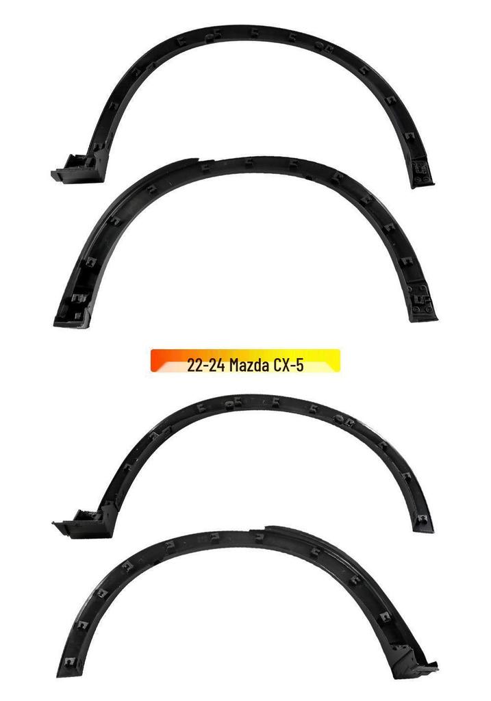 Mazda CX-5 (2013-2024) Wheel Arch Trim & Anti-Scratch Fender Strips for Front & Rear