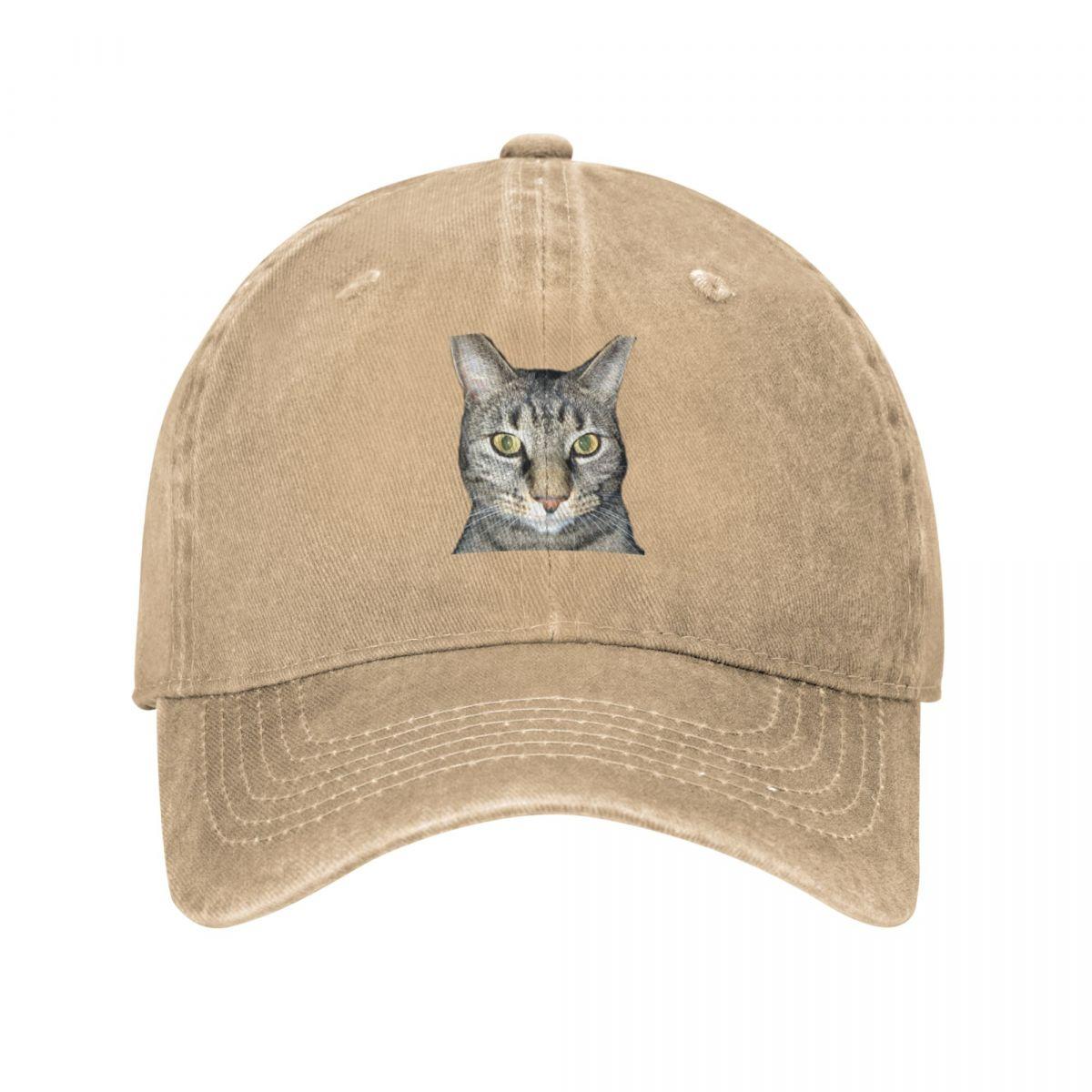 

Tabby Cat Closeup Baseball Cap Dropshipping Rave Women s 2025 Men s природний